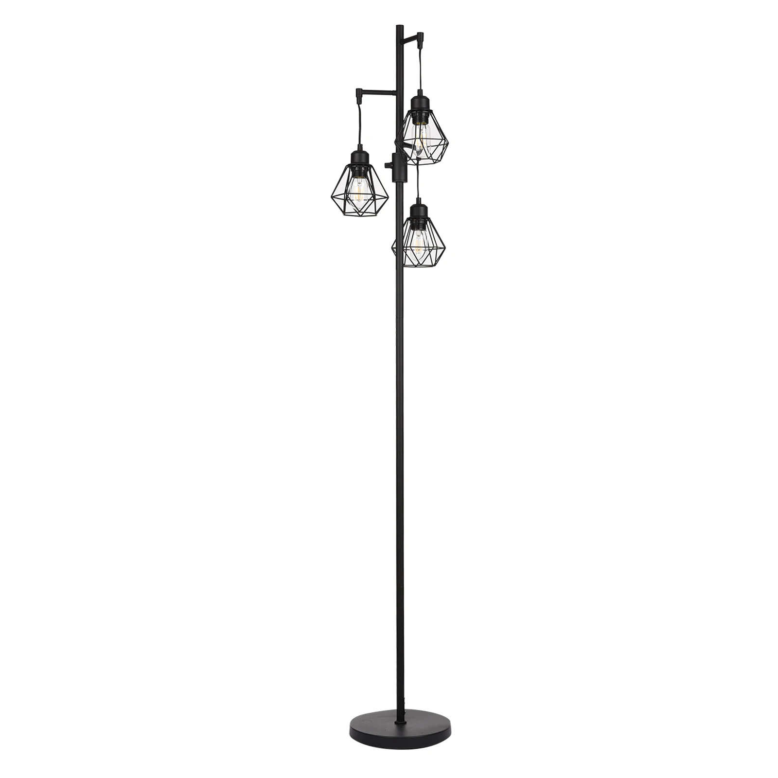 Floor Lamp with 3 Dimmable LED Bulbs Standing Lamp for Living Room Tree Floor Lamp Tall Lamp with Cage Shades for Bedroom Home
Floor Lamp with 3 Dimmable LED Bulbs Standing Lamp for Living Room Tree Floor Lamp Tall Lamp with Cage Shades for Bedroom Home