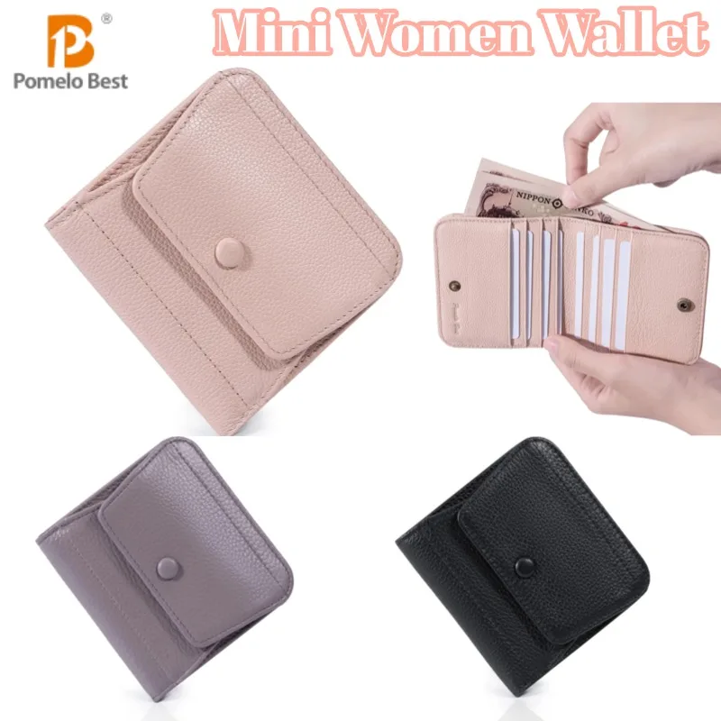 Women's Small Leather Purse Ladies Genuine Leather Compact Purse With Coin Compartment Press Stud Closure
Women's Small Leather Purse Ladies Genuine Leather Compact Purse With Coin Compartment Press Stud Closure