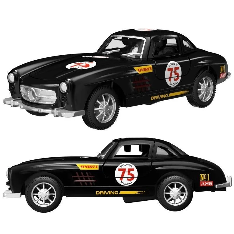 MQUDUO Black Diecast Car Toy, 1:36 Scale Retro Alloy Vehicle Model with Racing Number for Desktop Decor
MQUDUO Black Diecast Car Toy, 1:36 Scale Retro Alloy Vehicle Model with Racing Number for Desktop Decor