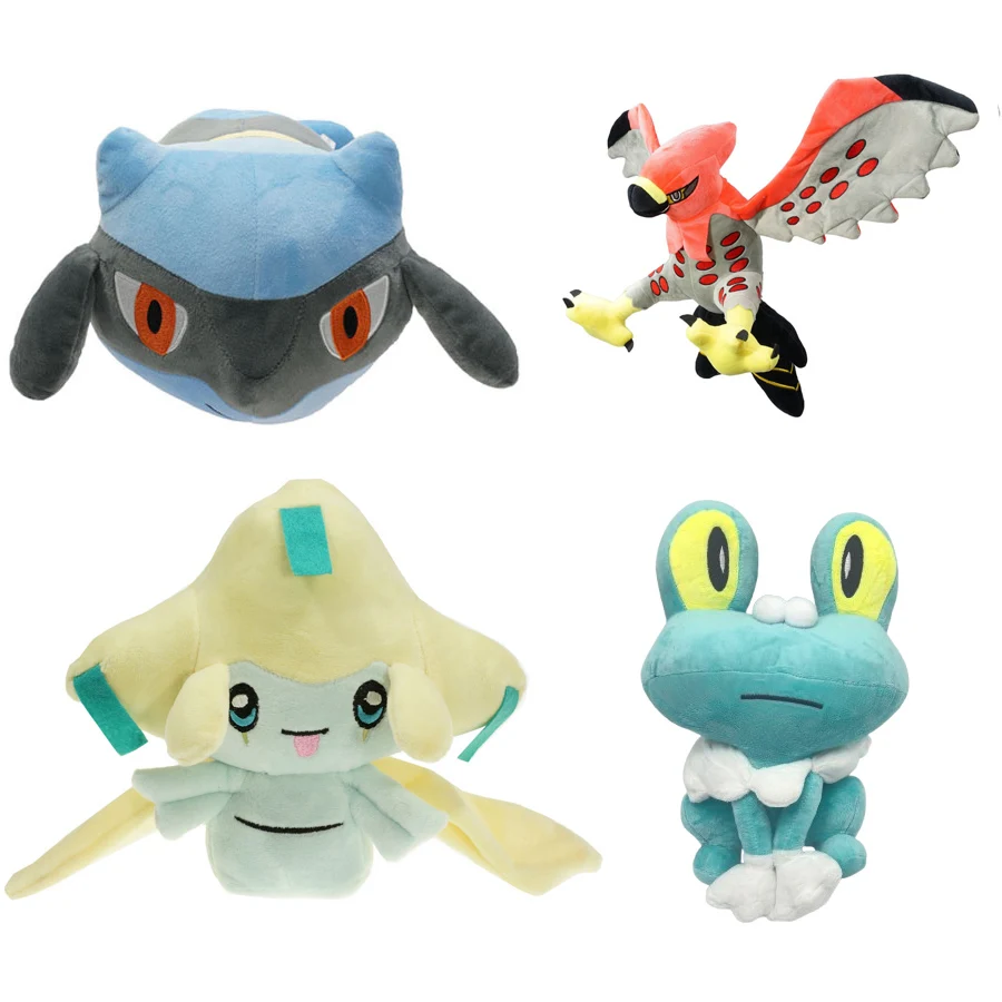 Pokemon New Plush Stuffed Animals Hobby Collectibles Toys Soft About 28 cm Cute gift Boy Girl Riolu Froakie Talonflame Jirachi
Pokemon New Plush Stuffed Animals Hobby Collectibles Toys Soft About 28 cm Cute gift Boy Girl Riolu Froakie Talonflame Jirachi