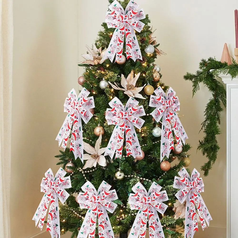 Creative Hanging Pendent Large Christmas Bow Exquisite DIY Christmas Tree Bowknot Double-layer Reuasble Xmas Bow Knot Xmas Gift 
Creative Hanging Pendent Large Christmas Bow Exquisite DIY Christmas Tree Bowknot Double-layer Reuasble Xmas Bow Knot Xmas Gift