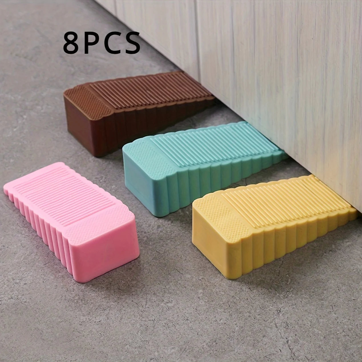 "Durable Silicone" 8-Piece Silicone Door Stoppers - Windproof, Anti-Collision & Mobile Design For And Hotel Use
"Durable Silicone" 8-Piece Silicone Door Stoppers - Windproof, Anti-Collision & Mobile Design For And Hotel Use