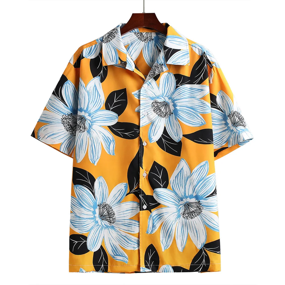 Men's Shirts Beach Vacation Hawaiian Shirts Camicias Button Wild Shirts Printed Short-sleeve High Street Loose Male Blouses Tops
Men's Shirts Beach Vacation Hawaiian Shirts Camicias Button Wild Shirts Printed Short-sleeve High Street Loose Male Blouses Tops