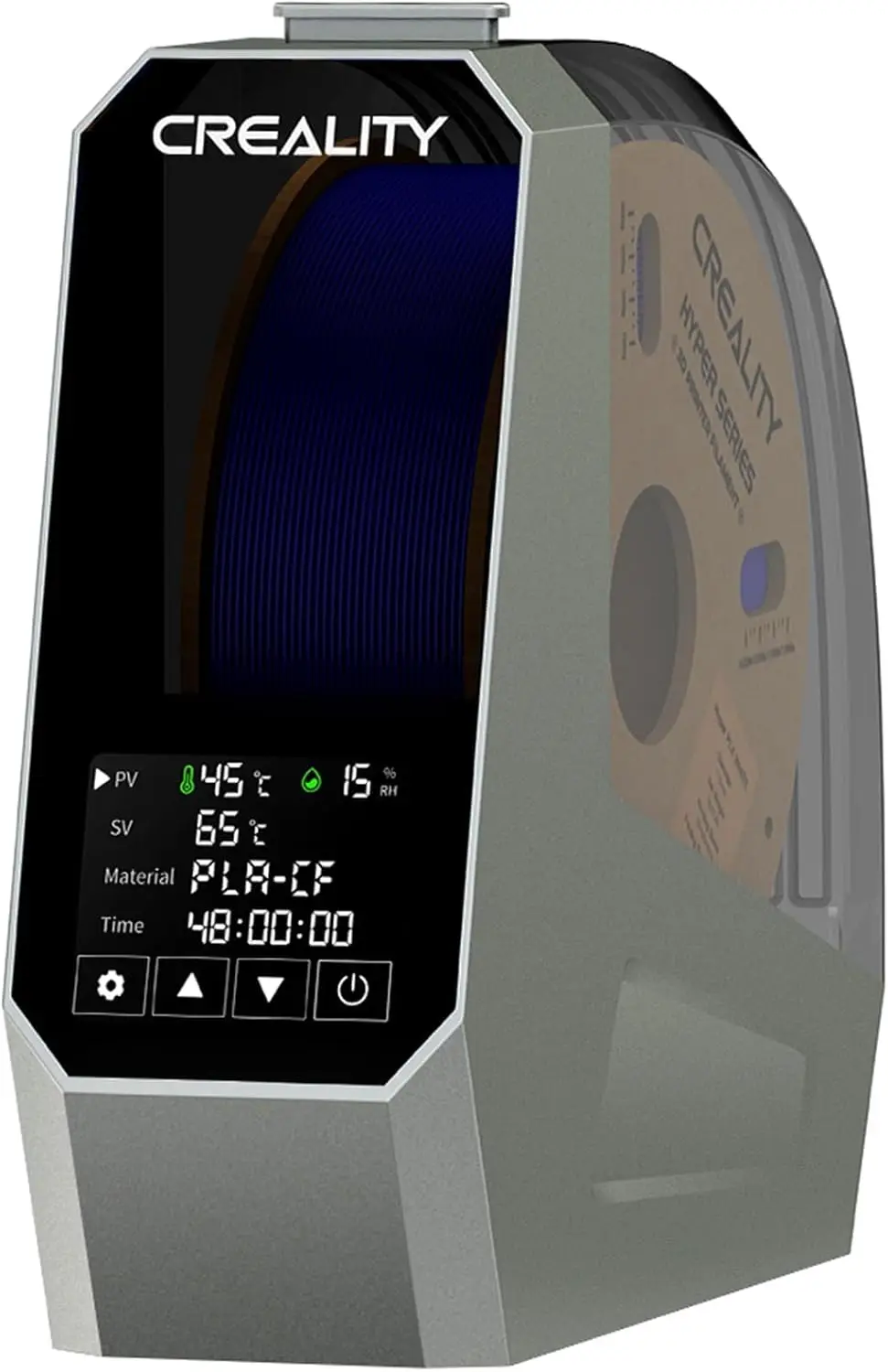 Filament Dryer & Storage Box: Dual 360° Heating with Fan & Touch Screen, 1.75/2.85/3mm PLA PETG ABS TPU Nylon
Filament Dryer & Storage Box: Dual 360° Heating with Fan & Touch Screen, 1.75/2.85/3mm PLA PETG ABS TPU Nylon