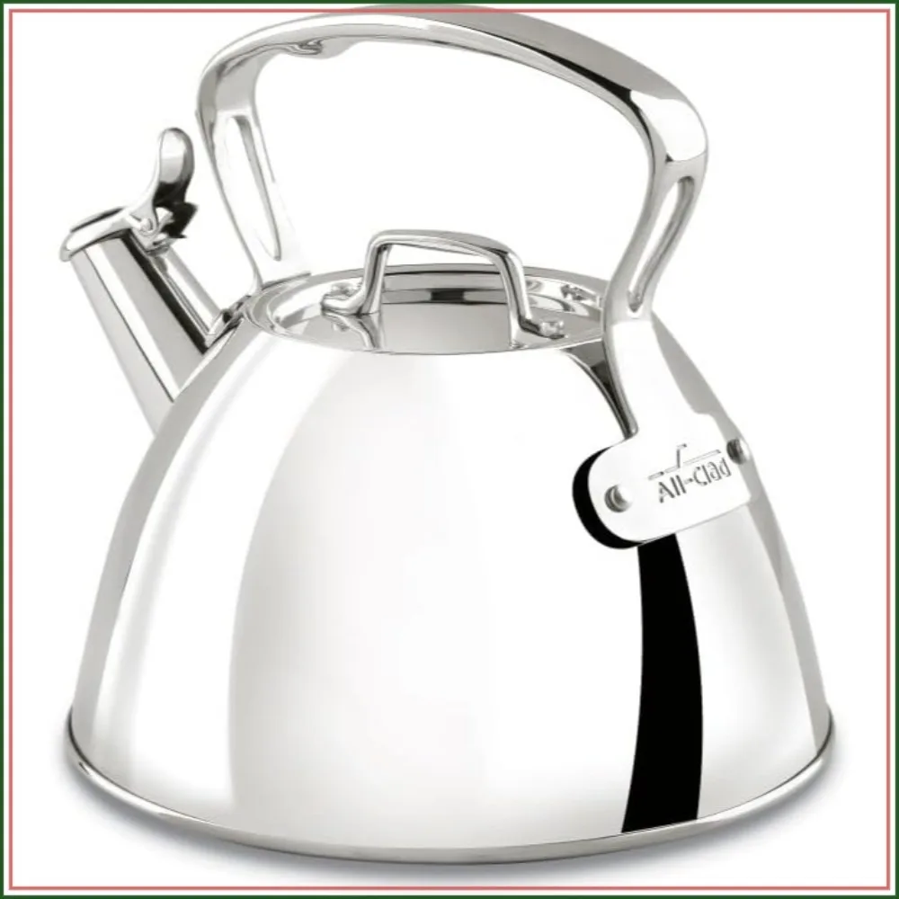 2 Quart Stainless Steel Tea Kettle, Induction Compatible, Whistling, Dishwasher Safe
2 Quart Stainless Steel Tea Kettle, Induction Compatible, Whistling, Dishwasher Safe