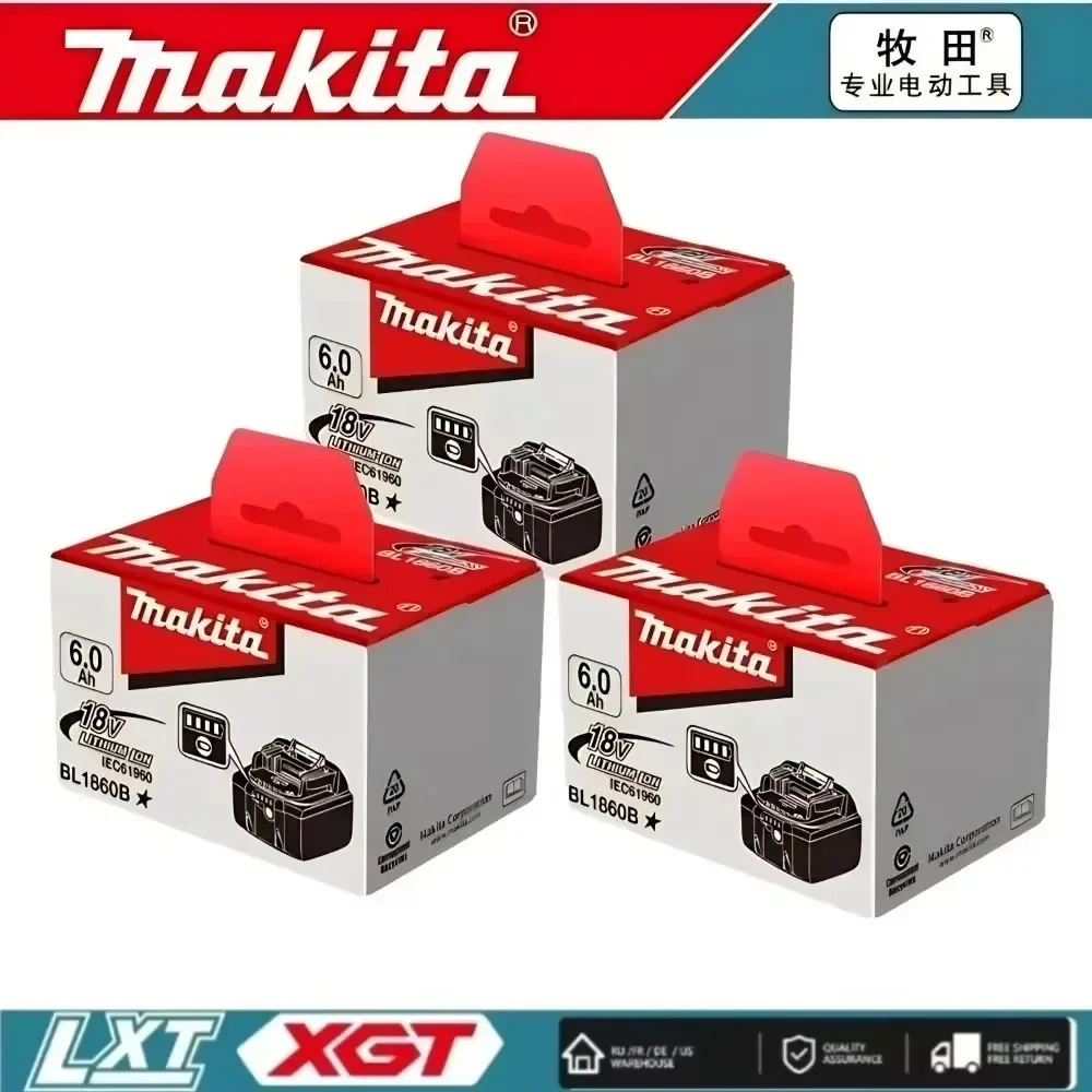100% original Makita 18V 6.0Ah Rechargeable Battery ,For Makita BL1830B BL1840 BL1840B BL1850 BL1850B Power Tools Battery✅
100% original Makita 18V 6.0Ah Rechargeable Battery ,For Makita BL1830B BL1840 BL1840B BL1850 BL1850B Power Tools Battery✅