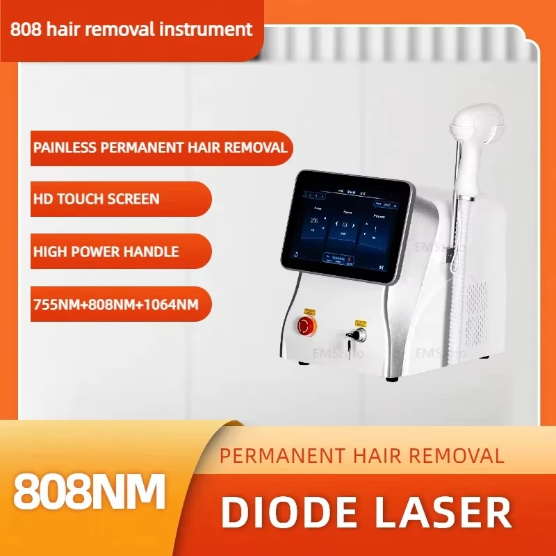 808 Diode Laser Hair Removal 755 808 1064nm Professional Machine for Painless Long Term Body Hair Removal in Salons
808 Diode Laser Hair Removal 755 808 1064nm Professional Machine for Painless Long Term Body Hair Removal in Salons