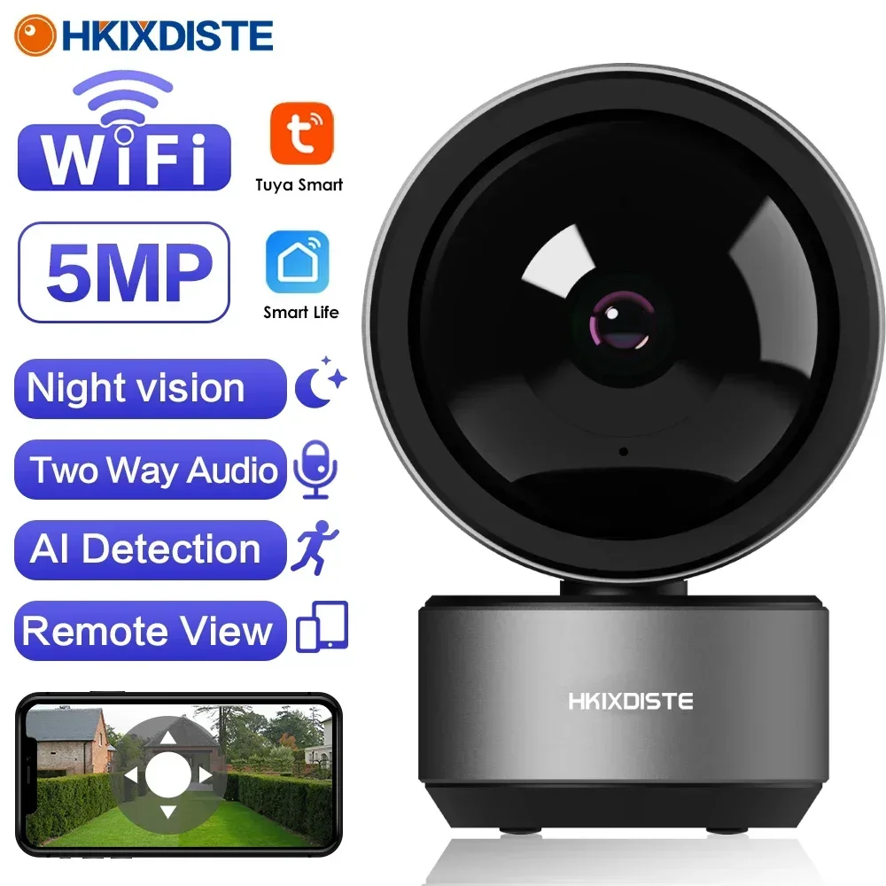 Smart Life 5MP Wifi IP Cam Tuya 2 Way Audio Baby Home Security Camera System Wireless CCTV PTZ Camera Video Surveillance System
Smart Life 5MP Wifi IP Cam Tuya 2 Way Audio Baby Home Security Camera System Wireless CCTV PTZ Camera Video Surveillance System