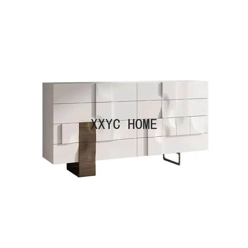 Solid Wood Eight Spares Cabinet Modern Minimalist Sideboard Art Entrance Cabinet Storage
Solid Wood Eight Spares Cabinet Modern Minimalist Sideboard Art Entrance Cabinet Storage