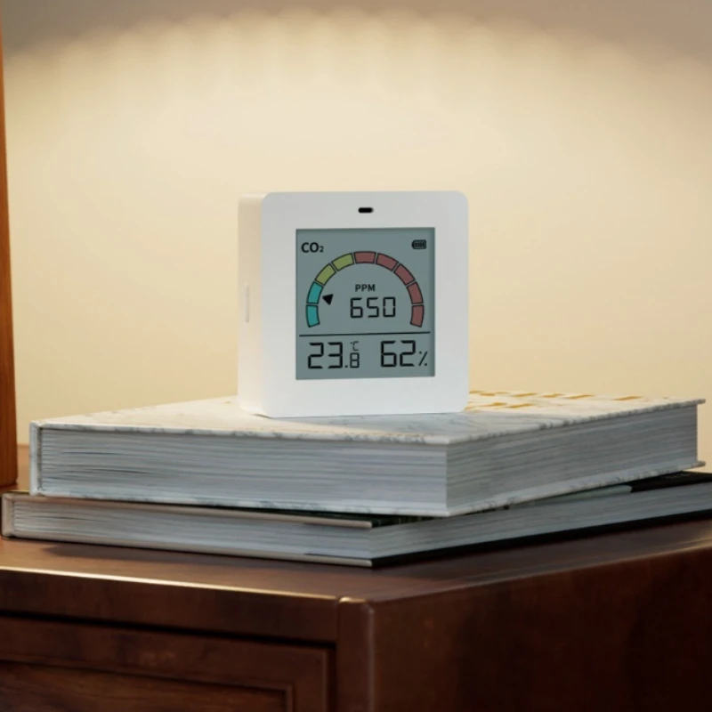 New Miaomiaoce Air Quality Detector CO2 Temperature Humidity Time Four Effects in 1 APP Control Home Rechargeable Sensors
New Miaomiaoce Air Quality Detector CO2 Temperature Humidity Time Four Effects in 1 APP Control Home Rechargeable Sensors