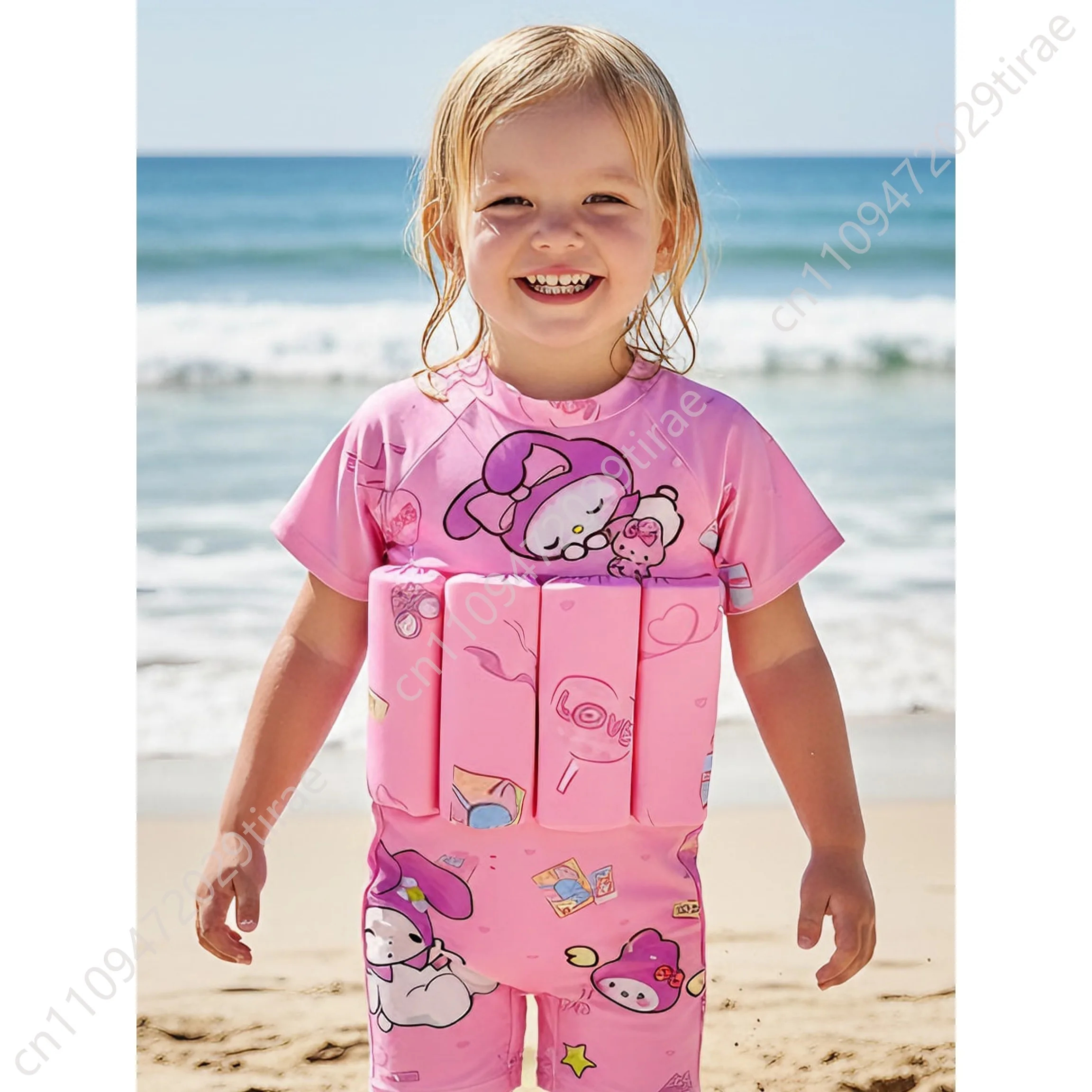 Sanrio Buoyancy Swimsuit Girls Melody Cartoon One-Piece Bathing Suit with Zipper Swimwear
Sanrio Buoyancy Swimsuit Girls Melody Cartoon One-Piece Bathing Suit with Zipper Swimwear