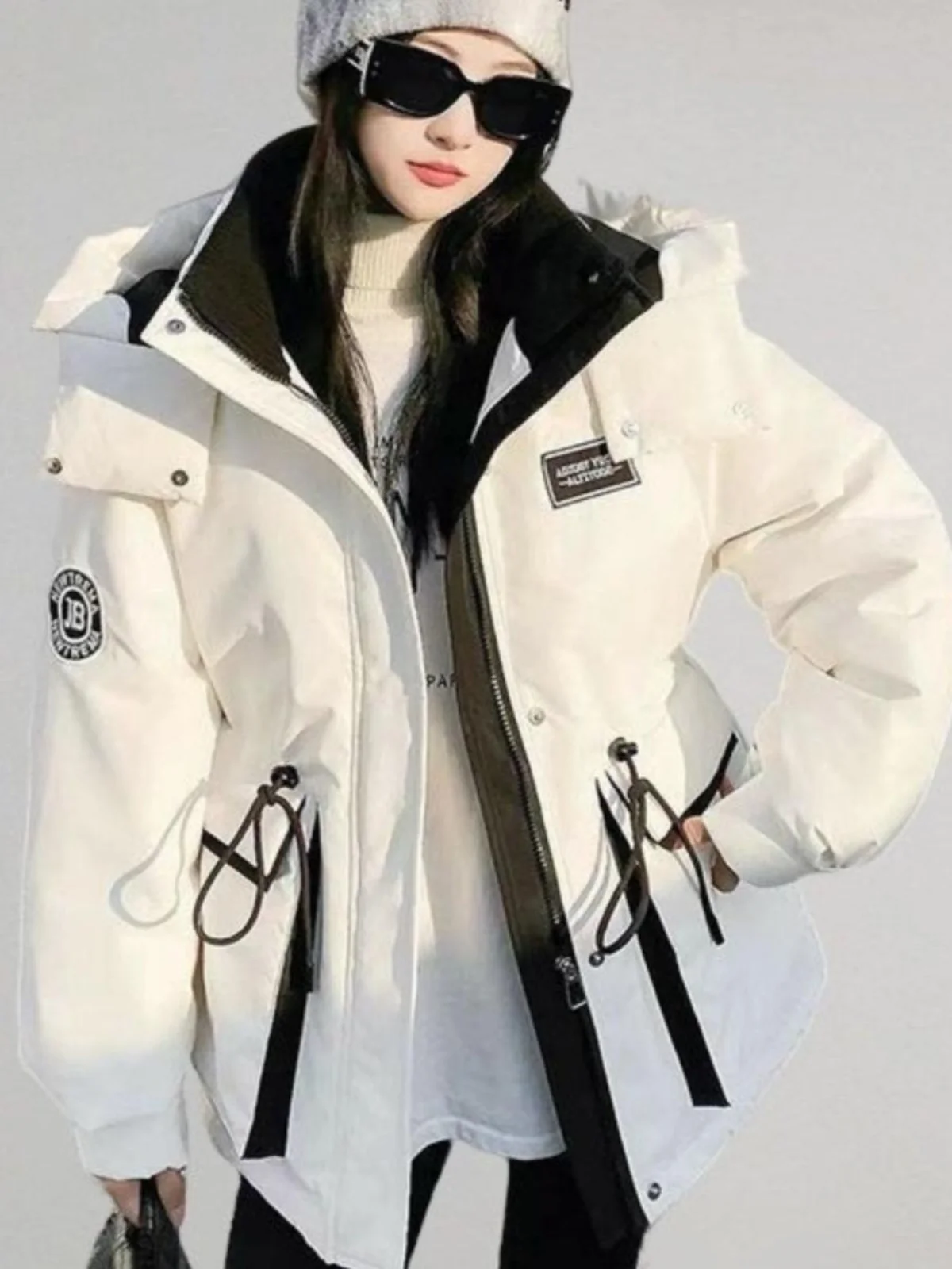 Trendy Workwear Sle Women's down Jaet with Big kets Waist-Cinching Design Winter 2025 Faionable Commute Sle Polyester
Trendy Workwear Sle Women's down Jaet with Big kets Waist-Cinching Design Winter 2025 Faionable Commute Sle Polyester