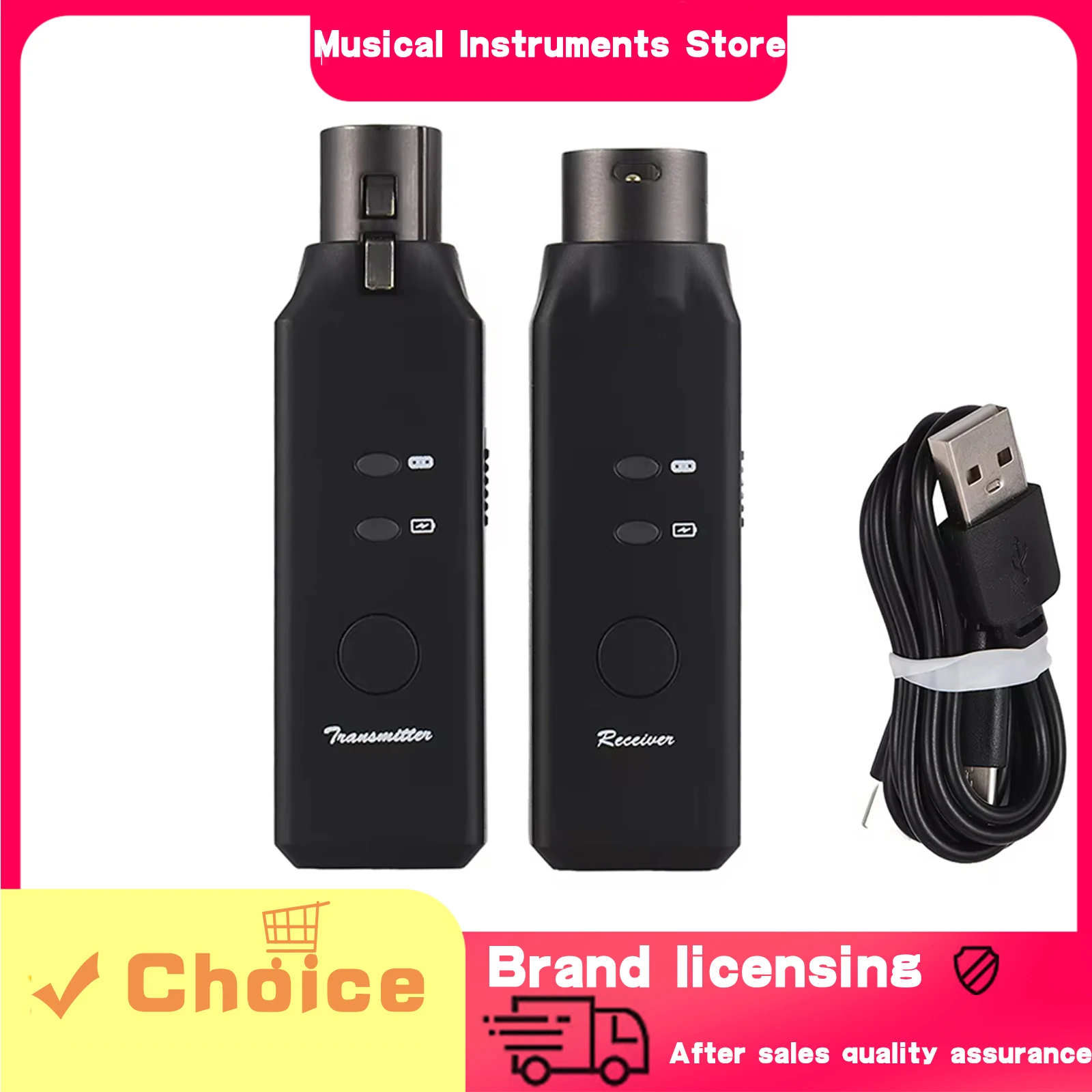 M-VAVEБеспроводная микрофонная система WP-7 2,4G 6-канальный микрофонный адаптер XLR Беспроводной динамический микрофонный передатчик Приемник
M-VAVEБеспроводная микрофонная система WP-7 2,4G 6-канальный микрофонный адаптер XLR Беспроводной динамический микрофонный передатчик Приемник