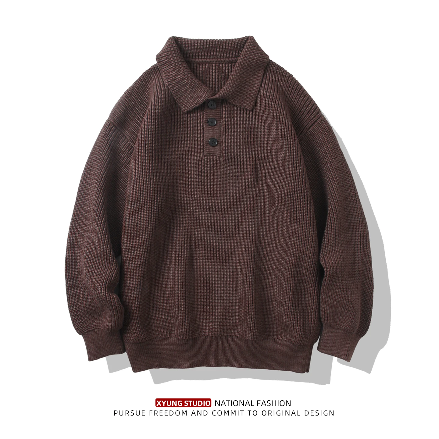 Thiened Collar Knitted Sweater Men's Casual Sle Warm Autumn Winter Outerwear Leisure Coat Polyester Fiber Long Sve
Thiened Collar Knitted Sweater Men's Casual Sle Warm Autumn Winter Outerwear Leisure Coat Polyester Fiber Long Sve