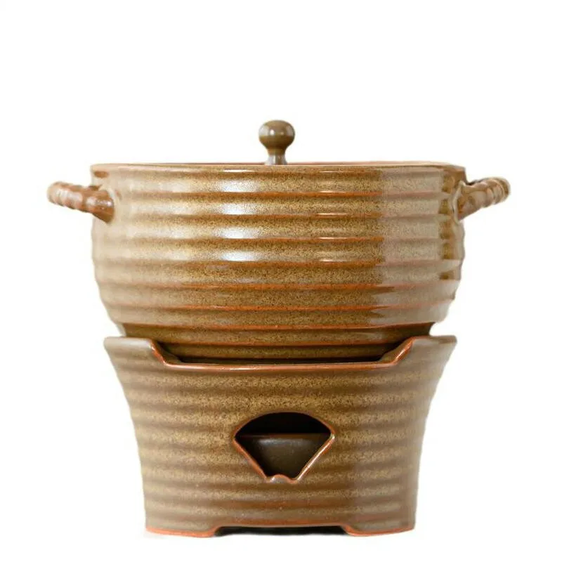 Binaural ceramic soup pot alcohol stove, hotel tableware retro soup pot household casserole
Binaural ceramic soup pot alcohol stove, hotel tableware retro soup pot household casserole