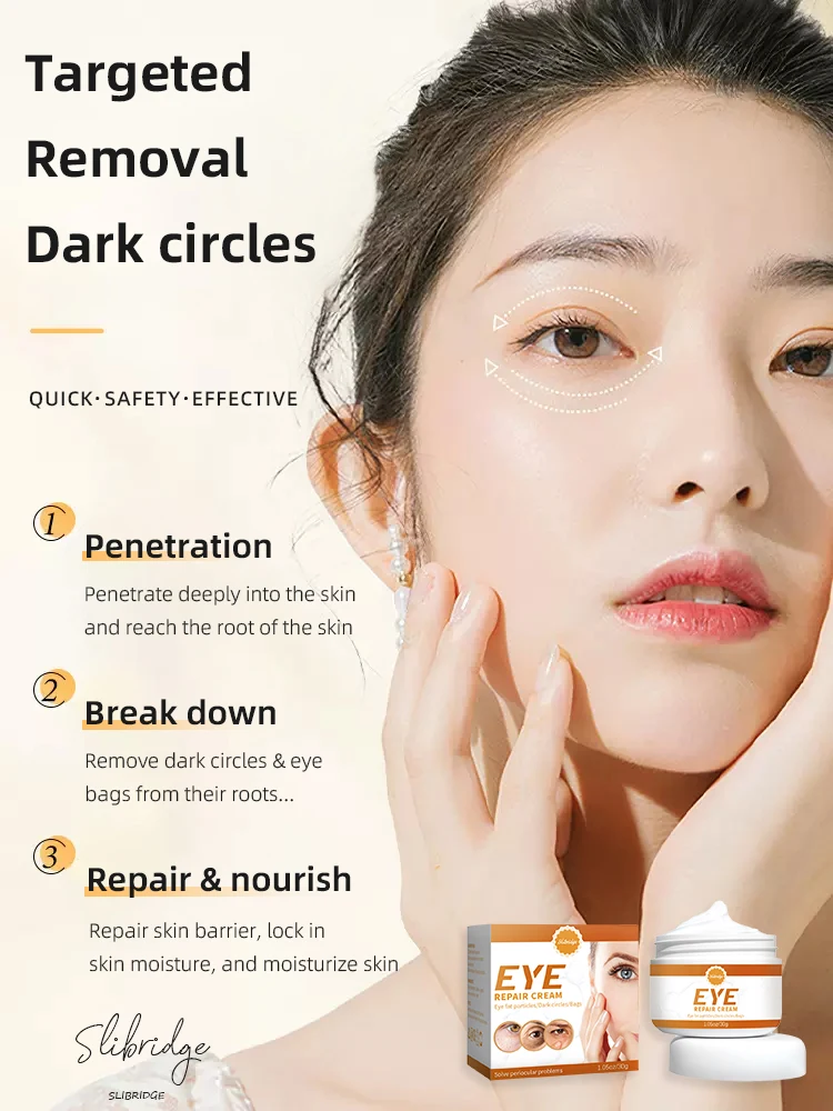 SLIBRIDGE dark circles and eye bag cream,puffiness away work under eyes,wrinkle,eye fat,eye repair cream
SLIBRIDGE dark circles and eye bag cream,puffiness away work under eyes,wrinkle,eye fat,eye repair cream