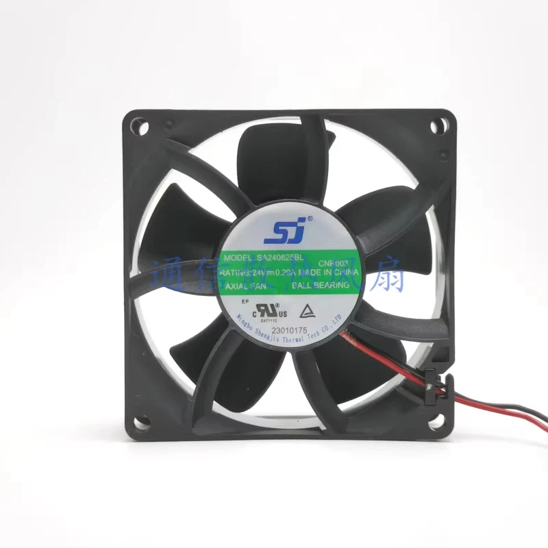 HJY 1-piece SJ SA240825BL 24V 0.29A 2-wire cooling fan 8025 8cm
HJY 1-piece SJ SA240825BL 24V 0.29A 2-wire cooling fan 8025 8cm
