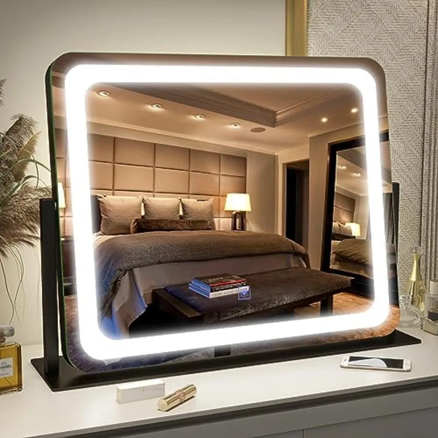 Vanity Mirror with Lights 22"x17"LED Lighted Makeup Mirror Large Makeup Mirror with Lights Touch Screen with 3-Color Lighting L
Vanity Mirror with Lights 22"x17"LED Lighted Makeup Mirror Large Makeup Mirror with Lights Touch Screen with 3-Color Lighting L