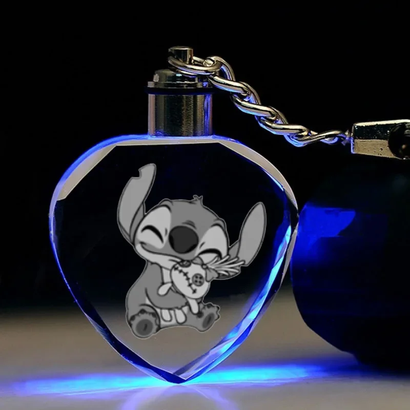 Disney Stitch Heart Shaped Crystal Cartoon Keychain LED Pendant boys and girls Birthday Gift toys doll clothes
Disney Stitch Heart Shaped Crystal Cartoon Keychain LED Pendant boys and girls Birthday Gift toys doll clothes
