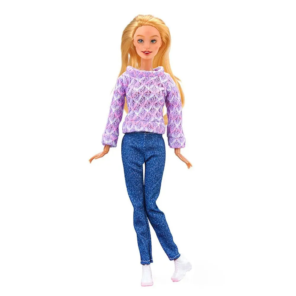 1 Set Fashion T-shirt Jacket Pants Casual Wear with Socks Sweaters Jeans Pants Girl Gift DIY Handmade for 1/6 /For 29~32cm
1 Set Fashion T-shirt Jacket Pants Casual Wear with Socks Sweaters Jeans Pants Girl Gift DIY Handmade for 1/6 /For 29~32cm