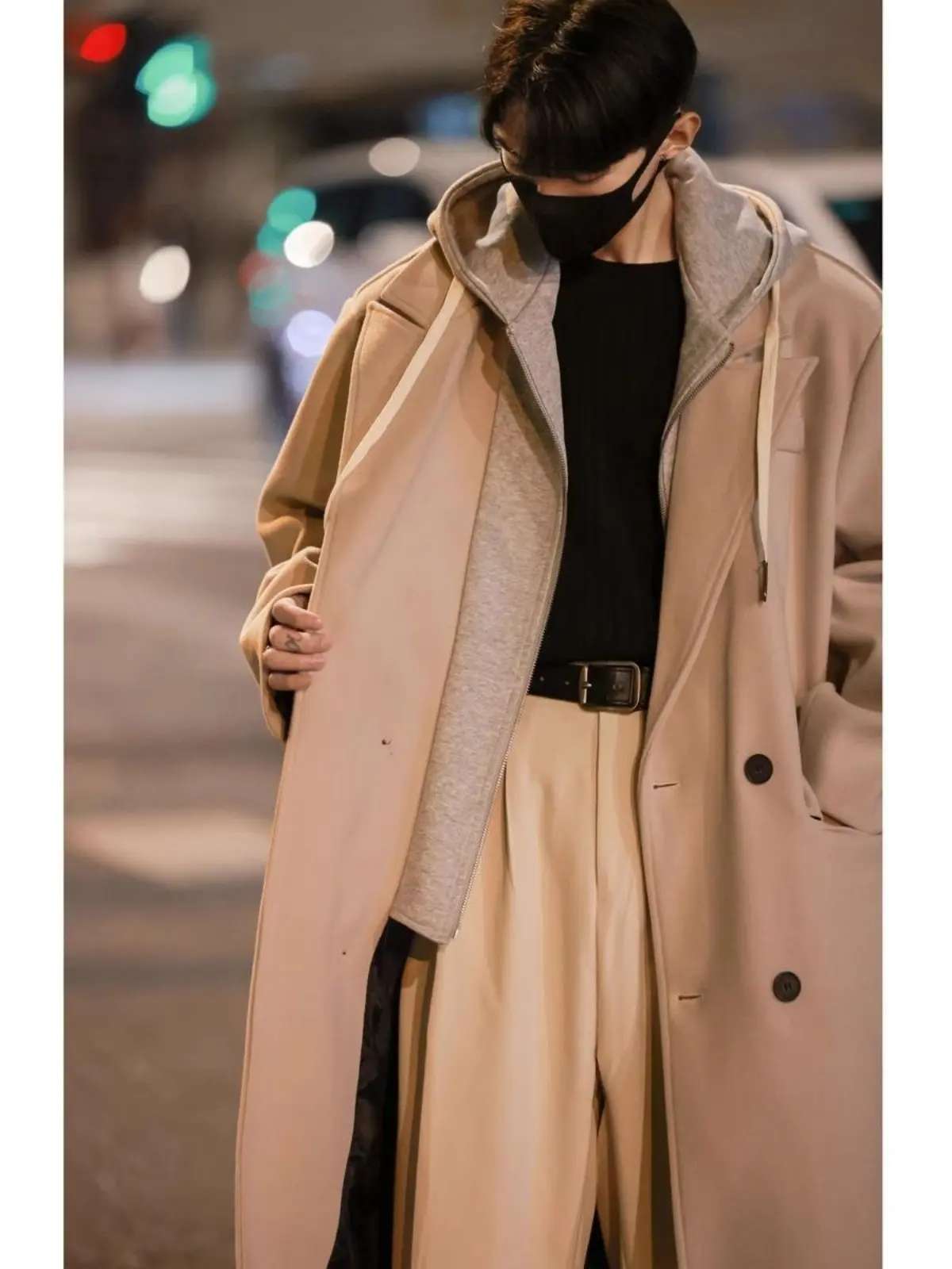 Trench Coat Green Mens Vintage Styling Overfit Summer Breathable Simple Alternative Carnivals Capote German Back Purple Sense BF
Trench Coat Green Mens Vintage Styling Overfit Summer Breathable Simple Alternative Carnivals Capote German Back Purple Sense BF