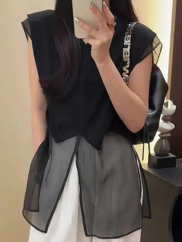 Лето 202, женская модная универсальная круглая футболка Ne Svel, высококачественный базовый топ, удобный свободный крой, повседневная одежда
Лето 202, женская модная универсальная круглая футболка Ne Svel, высококачественный базовый топ, удобный свободный крой, повседневная одежда