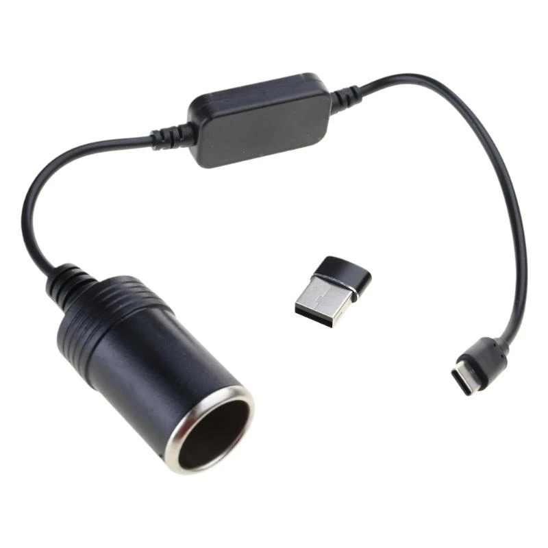 652F Car Accessory 5V3A USB C Input to 12V1A Output Cigarettes Female Socket Adapter Cord for Car Driving Record
652F Car Accessory 5V3A USB C Input to 12V1A Output Cigarettes Female Socket Adapter Cord for Car Driving Record