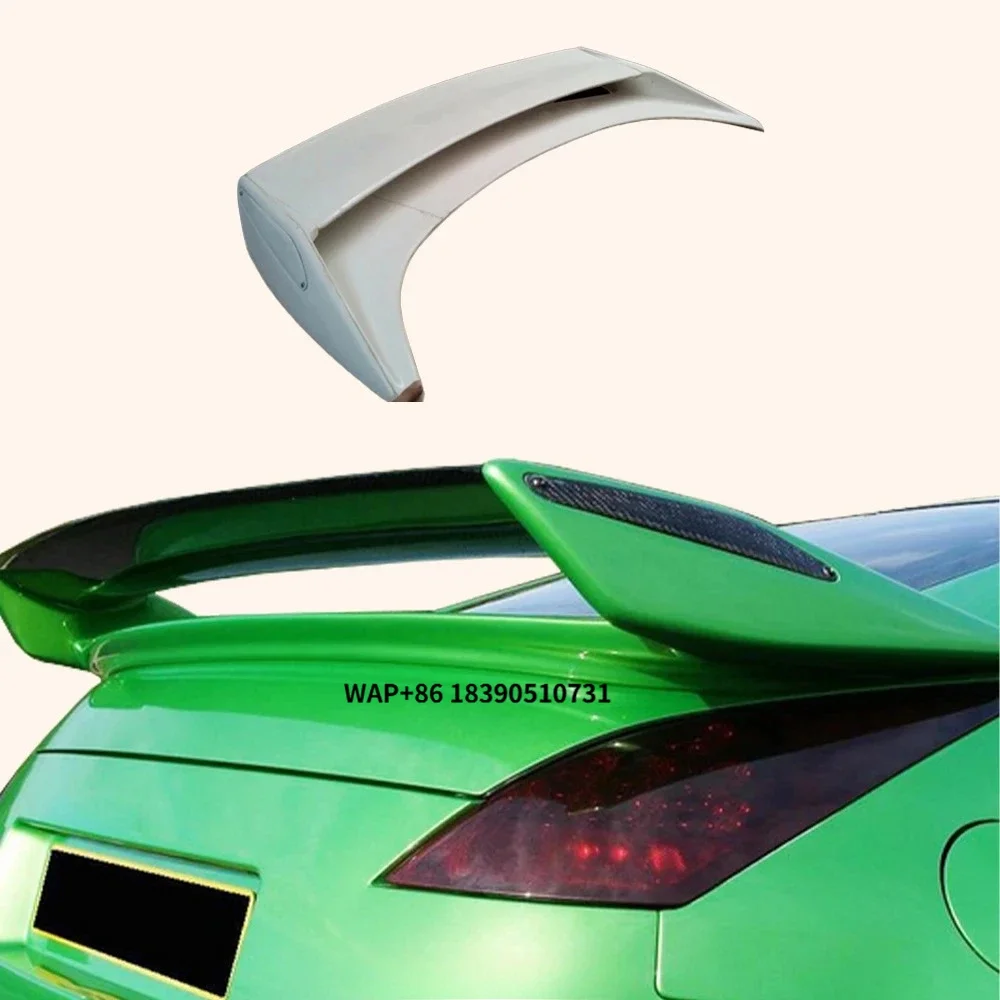 Car Parts Rear Spoiler for Fairlady Z 350Z Z33 NIS2 Fiberglass Unpaint Rear Trunk Spoiler Wing
Car Parts Rear Spoiler for Fairlady Z 350Z Z33 NIS2 Fiberglass Unpaint Rear Trunk Spoiler Wing