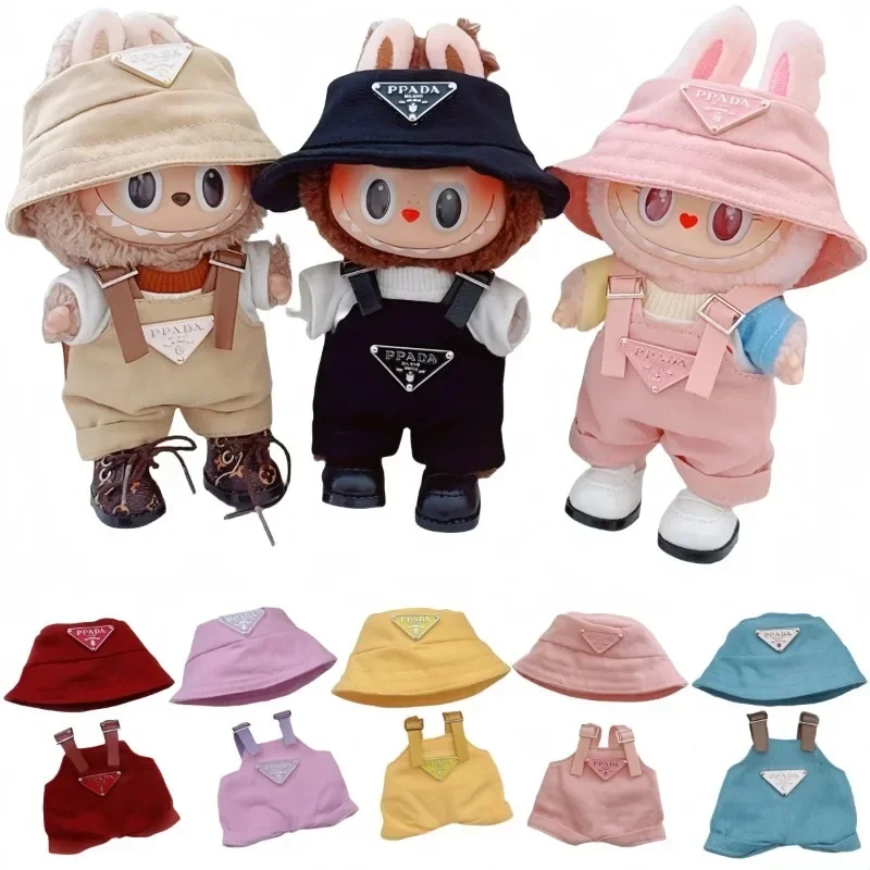 Ropa de muñeca Labubu V3, accesorios DIY para fiesta sentada de macarrón, sombrero de pescador, monos y pa traje, muñeca Labbubu
Ropa de muñeca Labubu V3, accesorios DIY para fiesta sentada de macarrón, sombrero de pescador, monos y pa traje, muñeca Labbubu