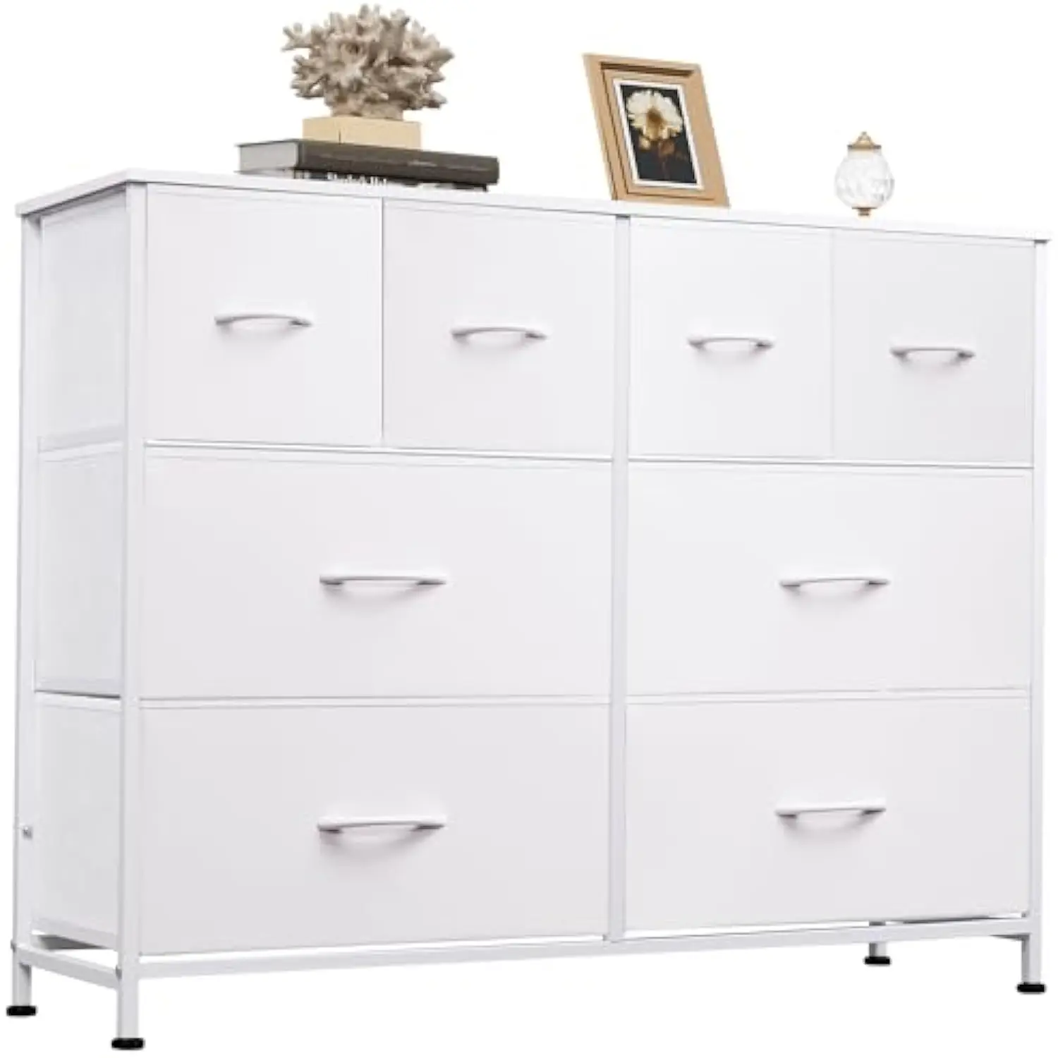 Dresser for Bedroom with 8 Drawers, Wide Fabric Dresser for Storage and Organization, Bedroom Dresser, Chest of Drawers for Li
Dresser for Bedroom with 8 Drawers, Wide Fabric Dresser for Storage and Organization, Bedroom Dresser, Chest of Drawers for Li