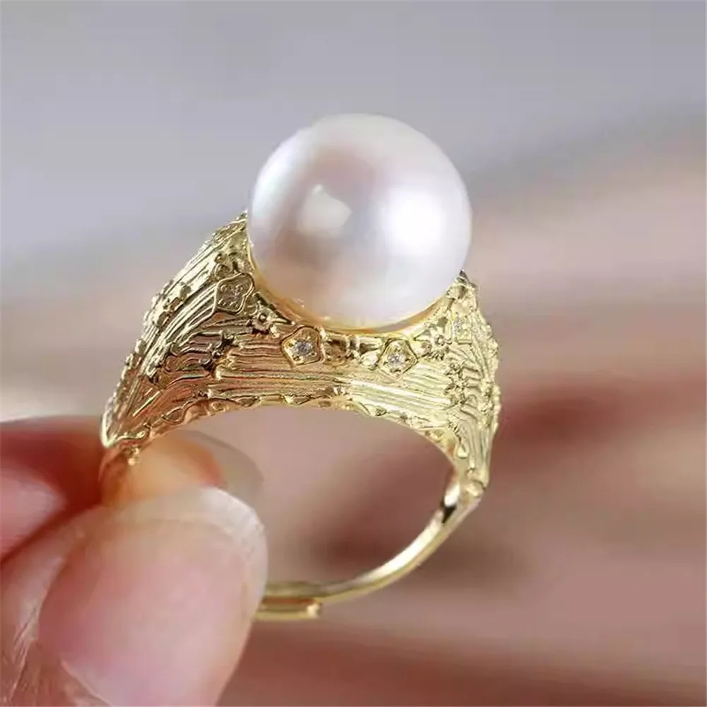 Solid S925 Sterling Silver Pearl Ring Settings Findings & Accessories - for Jewelry Making Bulk Wholesale Craft Supplies 12-14mm
Solid S925 Sterling Silver Pearl Ring Settings Findings & Accessories - for Jewelry Making Bulk Wholesale Craft Supplies 12-14mm