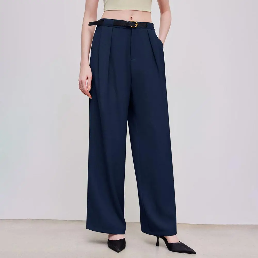 Loose Wide Leg Suit Pants Low Waist Straight Cut Commuter Elegance Women's Fashion Trousers Autumn Winter New Style
Loose Wide Leg Suit Pants Low Waist Straight Cut Commuter Elegance Women's Fashion Trousers Autumn Winter New Style