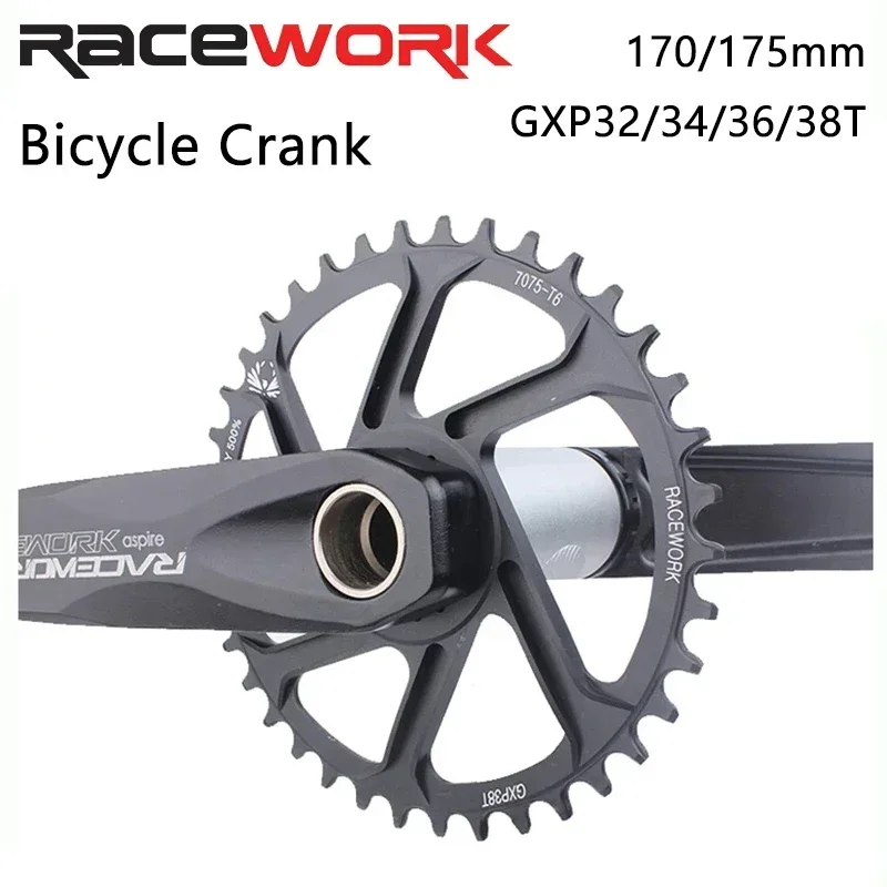 RACEWORK GXP Crankset Mtb Monoplate Cranks Arm For Bicycle Integrated Candle Pe 1 Crown Mountain Bike Hollowtech Connecting Rods
RACEWORK GXP Crankset Mtb Monoplate Cranks Arm For Bicycle Integrated Candle Pe 1 Crown Mountain Bike Hollowtech Connecting Rods