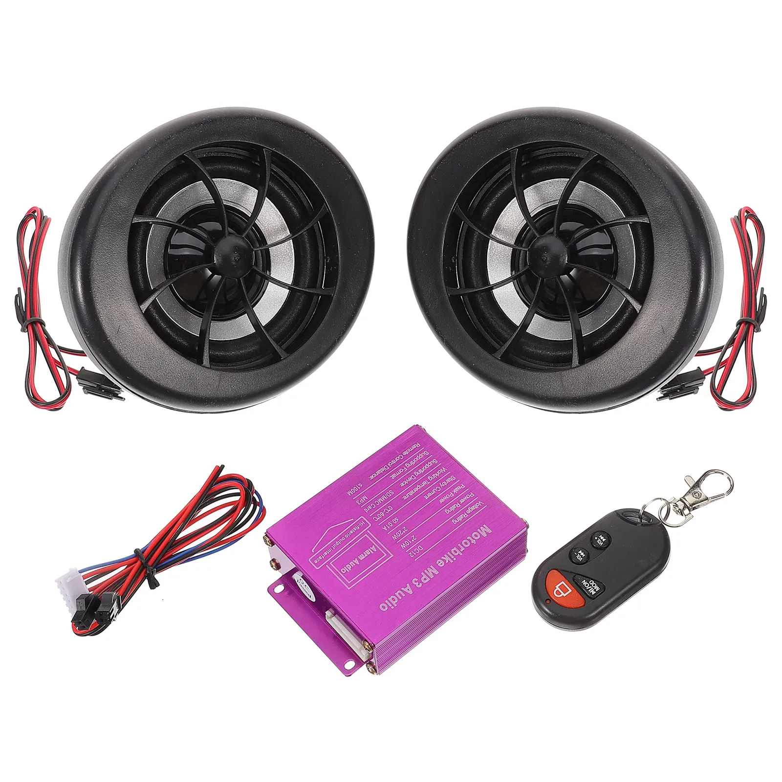 1 set 1 Set Car Audio System Wireless Motorcycle Speaker Phone Connectivity Music Playback Volume Control Stereo Sound
1 set 1 Set Car Audio System Wireless Motorcycle Speaker Phone Connectivity Music Playback Volume Control Stereo Sound
