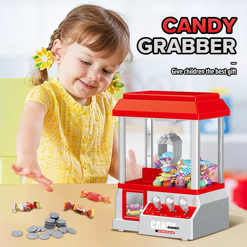Mini Claw Machine Electric Candy Grabber Doll Crane Catch Doll Machine with Music Retro Carnival Music Kids Birthday Xmas Gift
Mini Claw Machine Electric Candy Grabber Doll Crane Catch Doll Machine with Music Retro Carnival Music Kids Birthday Xmas Gift