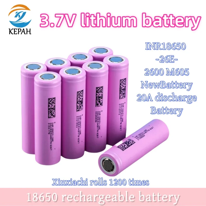 !//18650 lithium battery 3.7 V 2.6 Ah large capacity, 18650, suitable for flashlight/drone/power tool lithium battery**~
!//18650 lithium battery 3.7 V 2.6 Ah large capacity, 18650, suitable for flashlight/drone/power tool lithium battery**~