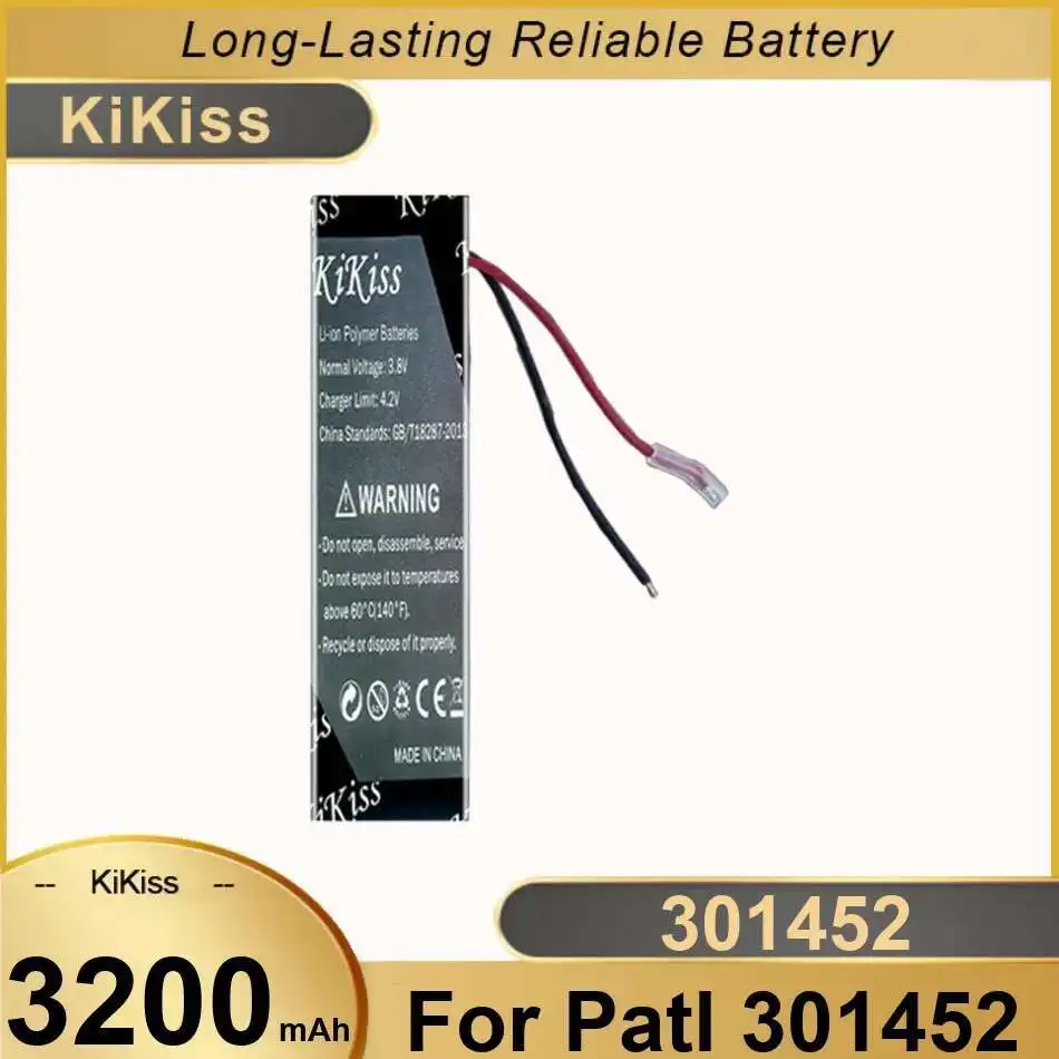 Premium Replacement Battery High Compatibility For Patl 301452 2Line 301550 3200Mah
Premium Replacement Battery High Compatibility For Patl 301452 2Line 301550 3200Mah