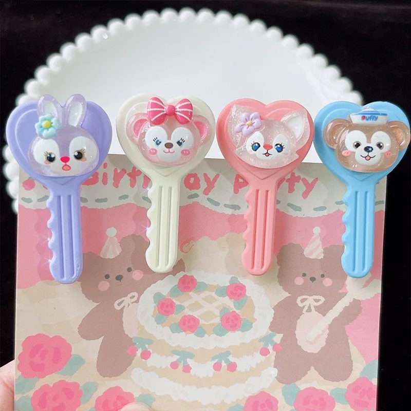 Disney Linabell Hairpin Cute Cartoon Stellalou Key Shaped Side Hair Clips Student Sweet Hair Accessory Girl Birthday Party Gift
Disney Linabell Hairpin Cute Cartoon Stellalou Key Shaped Side Hair Clips Student Sweet Hair Accessory Girl Birthday Party Gift