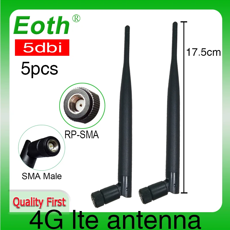 Eoth 5 шт. 4G lte Антенна 5dbi SMA штекер гнездовой разъем антенна маршрутизатор внешний Ретранслятор беспроводной для маршрутизатора huawei
Eoth 5 шт. 4G lte Антенна 5dbi SMA штекер гнездовой разъем антенна маршрутизатор внешний Ретранслятор беспроводной для маршрутизатора huawei