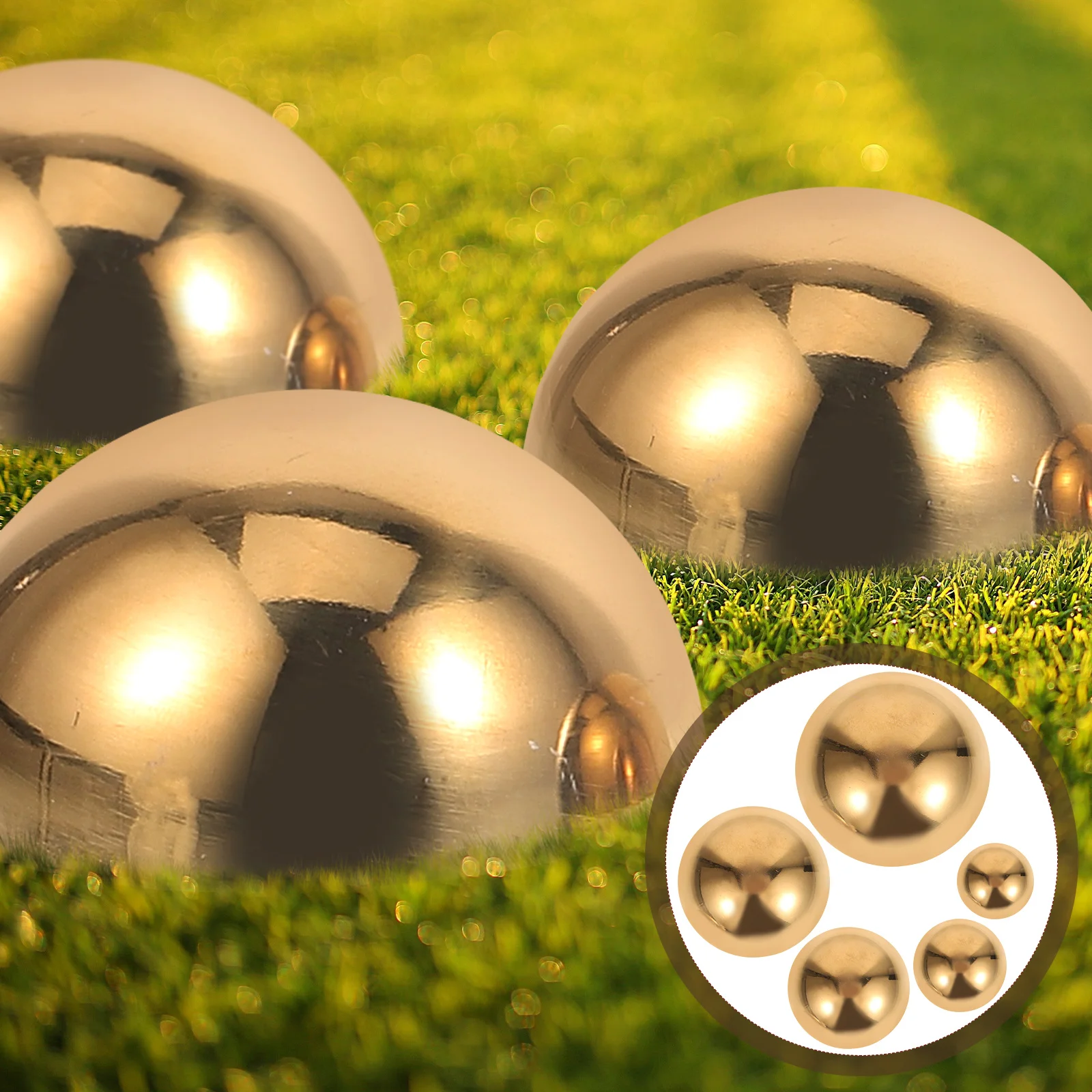 5 Pcs Stainless Steel Semi-circle Ball Garden Decor for Yard Gazing Balls Globe Hemisphere Wall Decoration
5 Pcs Stainless Steel Semi-circle Ball Garden Decor for Yard Gazing Balls Globe Hemisphere Wall Decoration