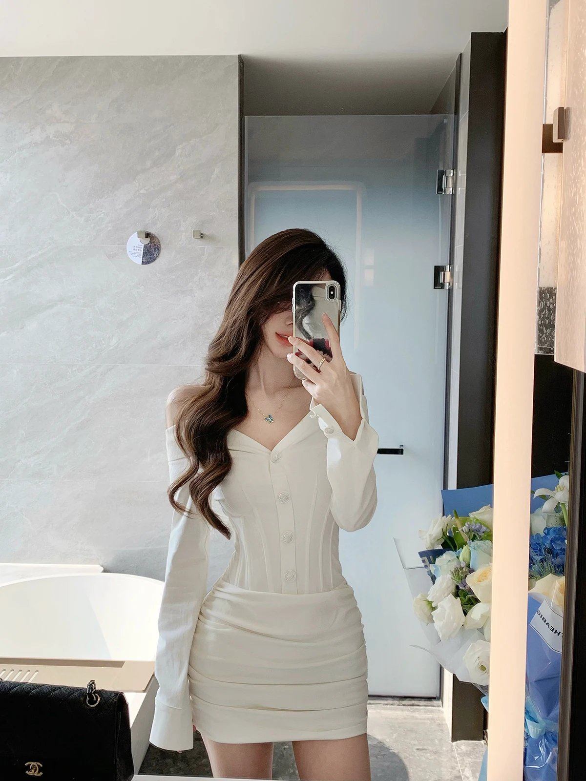 Sexy One-oulder irt Dr Women's Spring Faion 2026 JustQin High Waist Button Detail Bodycon Skirt Long Sve Dr
Sexy One-oulder irt Dr Women's Spring Faion 2026 JustQin High Waist Button Detail Bodycon Skirt Long Sve Dr