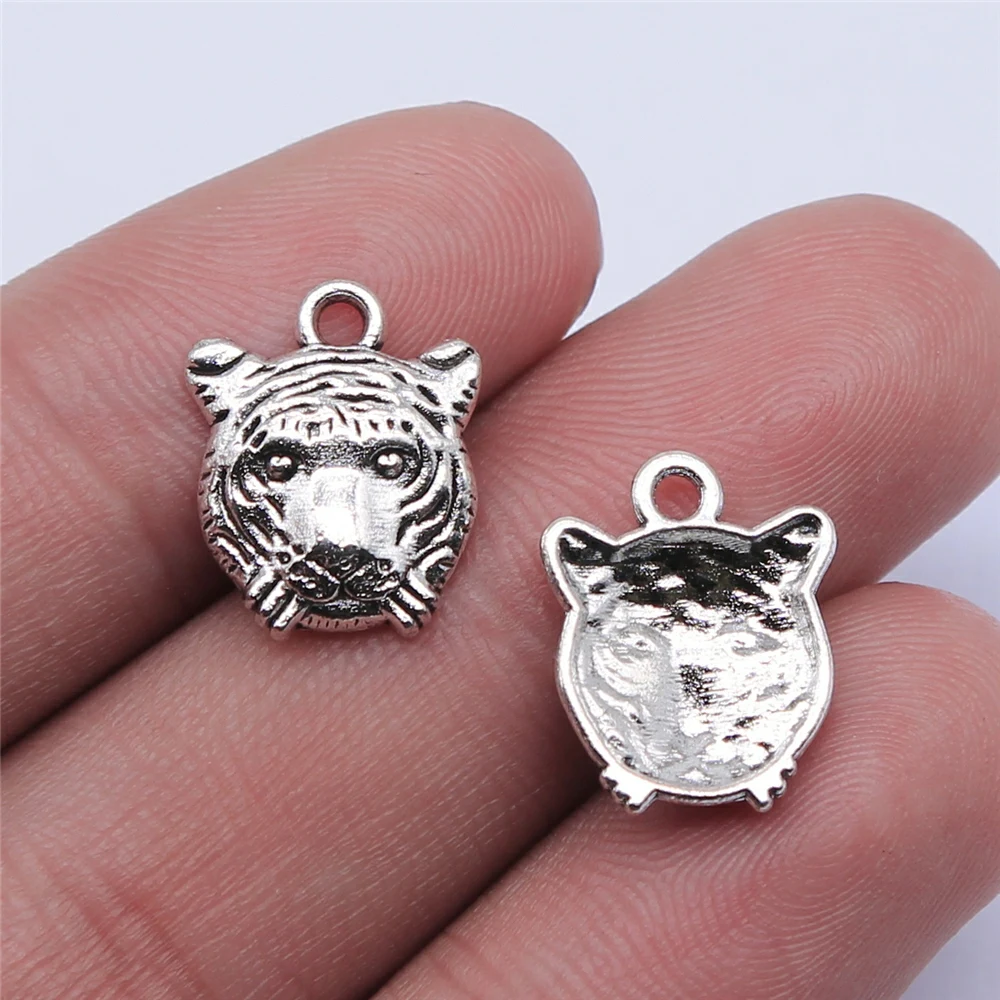 200pcs 15x12mm Antique Silver Color Tiger Charms For Jewelry Making DIY Jewelry Findings
200pcs 15x12mm Antique Silver Color Tiger Charms For Jewelry Making DIY Jewelry Findings