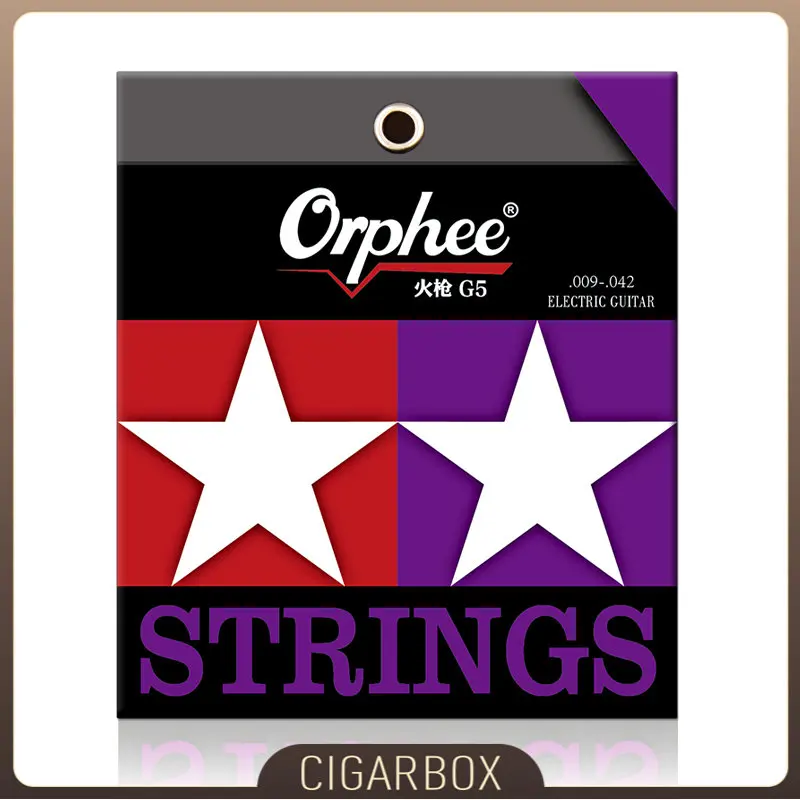Orphee 6 шт./комплект, струны для электрической гитары серии G5, пистолет с двойным Фрикционом, антикоррозийные стальные натяжения (.009-.042)
Orphee 6 шт./комплект, струны для электрической гитары серии G5, пистолет с двойным Фрикционом, антикоррозийные стальные натяжения (.009-.042)