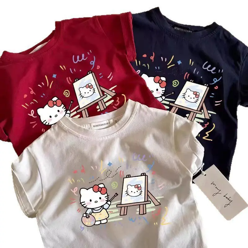 Girls Summer Short Sleeve T-Shirt Stylish Casual Top, Breathable Soft Cute Versatile Children's Fashion Collection
Girls Summer Short Sleeve T-Shirt Stylish Casual Top, Breathable Soft Cute Versatile Children's Fashion Collection