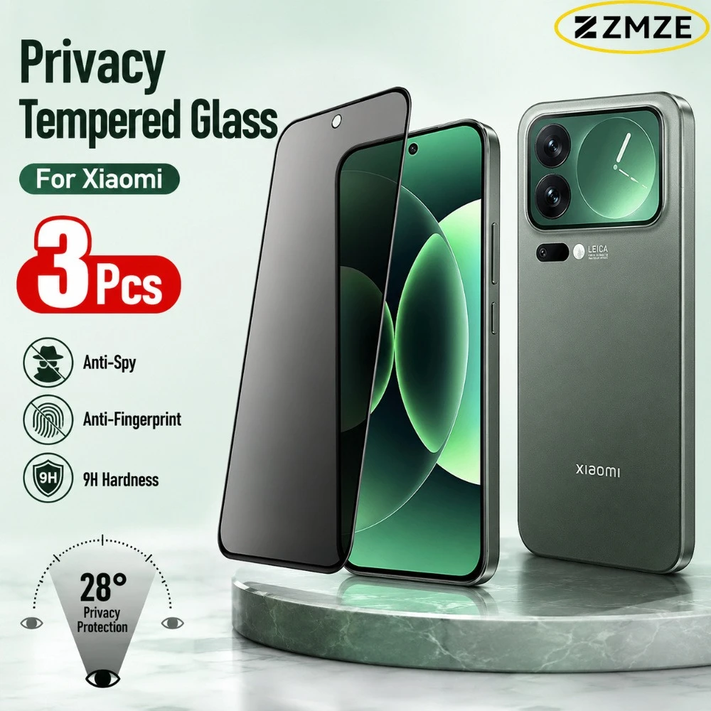 3 Pieces 9H Anti Spy Tempered Glass Films For Xiaomi 17 Ultra 17 Pro Max 17 Max 17T 15S 15T 14T 13T Pro 15 14 13 Anti Peep Films
3 Pieces 9H Anti Spy Tempered Glass Films For Xiaomi 17 Ultra 17 Pro Max 17 Max 17T 15S 15T 14T 13T Pro 15 14 13 Anti Peep Films