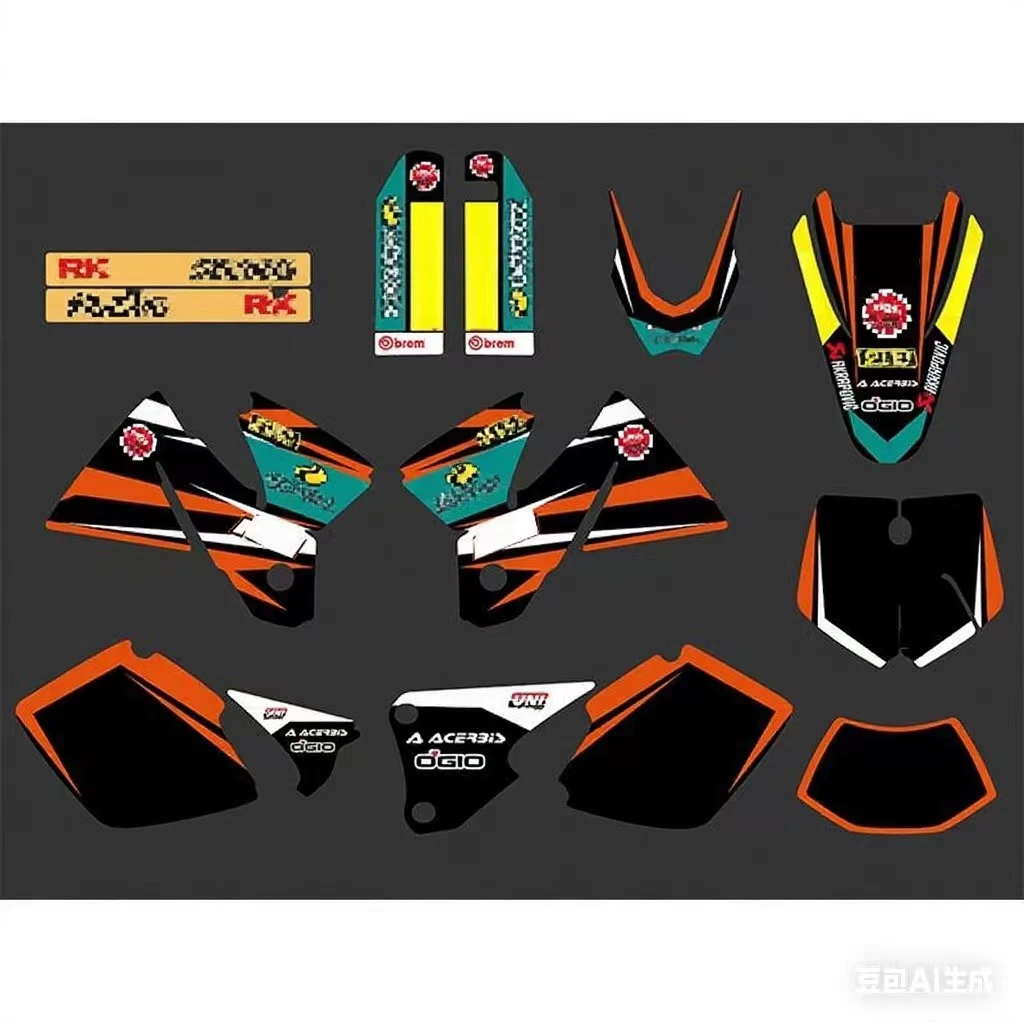 Motorcycle EXC Decal Sticker Graphics Kit for KTM Moto Motorcycle EXC 1998 1999 2000 Dirt Pit Bike
Motorcycle EXC Decal Sticker Graphics Kit for KTM Moto Motorcycle EXC 1998 1999 2000 Dirt Pit Bike