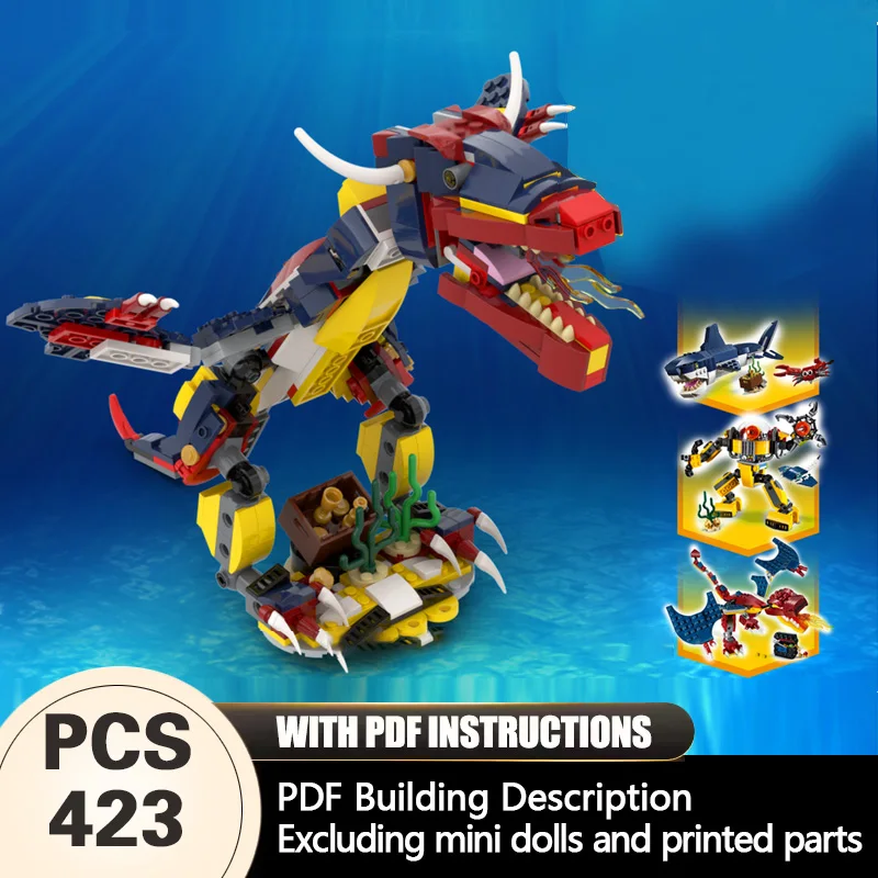 Creators Animal Series Model MOC Building Bricks 3in1 Dragon Modular Technology Gifts Holiday Assemble Children Toys Suit
Creators Animal Series Model MOC Building Bricks 3in1 Dragon Modular Technology Gifts Holiday Assemble Children Toys Suit