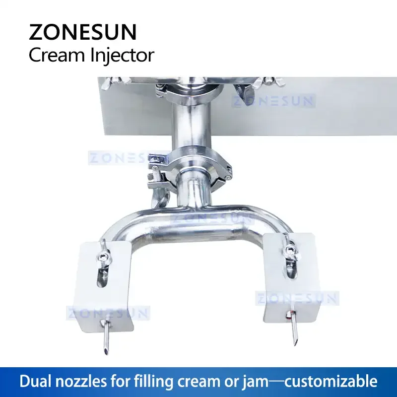 ZONESUN ZS-ZX2 Semi-Automatic Cupcake Bread Pastry Puff Fruit Jam Cream Injector Cream Filling Machine
ZONESUN ZS-ZX2 Semi-Automatic Cupcake Bread Pastry Puff Fruit Jam Cream Injector Cream Filling Machine
