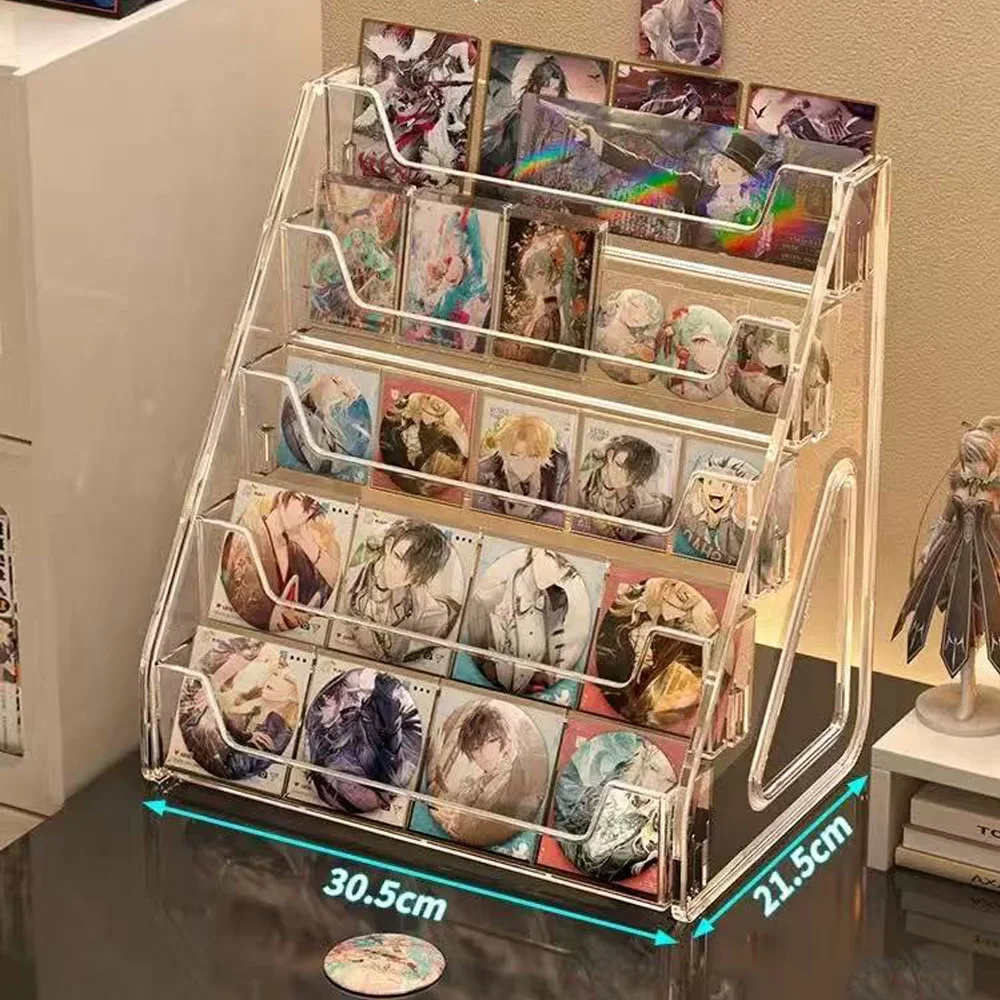 5-уровневая прозрачная акриловая подставка для брошей и булавок, значок аниме, фигурка, настольный органайзер, полка, коллекционный дисплей
5-уровневая прозрачная акриловая подставка для брошей и булавок, значок аниме, фигурка, настольный органайзер, полка, коллекционный дисплей
