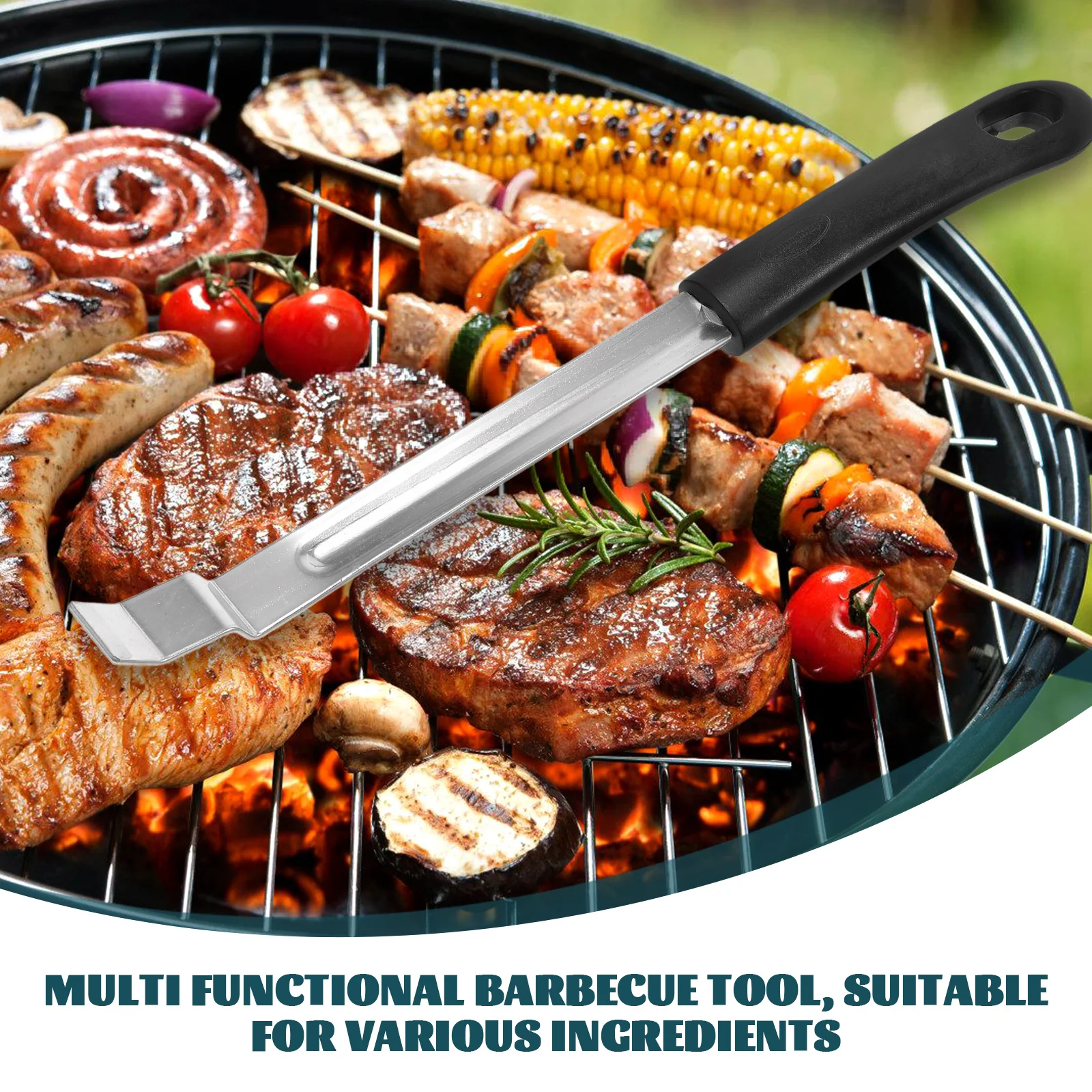 Stainless Steel Grill Lifter Tool Portable Grate Hook BBQ Grid Plate Lifter Suitable Various Grills Outdoor
Stainless Steel Grill Lifter Tool Portable Grate Hook BBQ Grid Plate Lifter Suitable Various Grills Outdoor